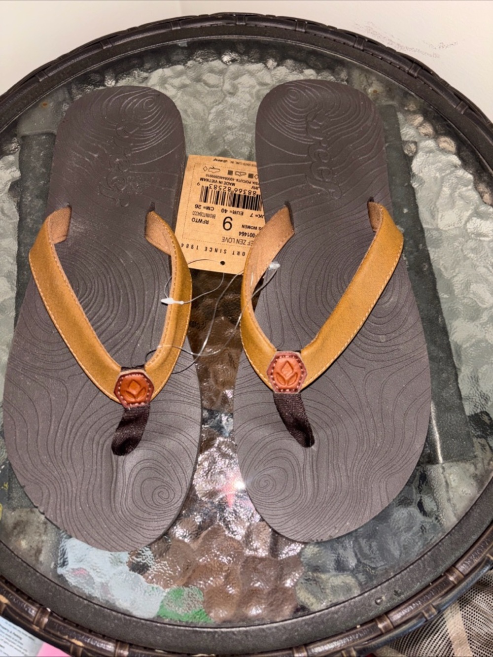 Reef Women's Brown Strap Sandals ZEN LOVE